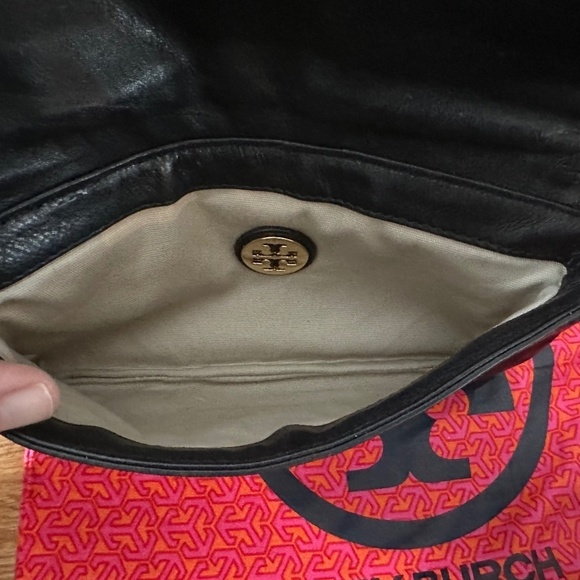 Tory Burch Clutch / Cross Body Purse - small - color: black - Picture 8 of 9
